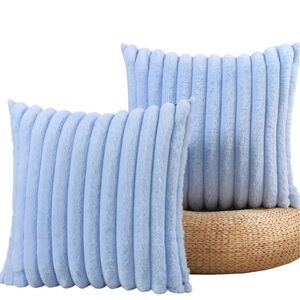 NEW Futei Throw Pillow Covers 2 pk 20”